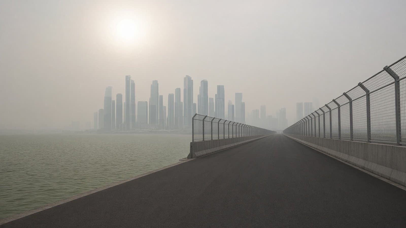 Humo sobre Marina Bay: el aire insalubre de Singapur, el rival invisible del Gran Premio